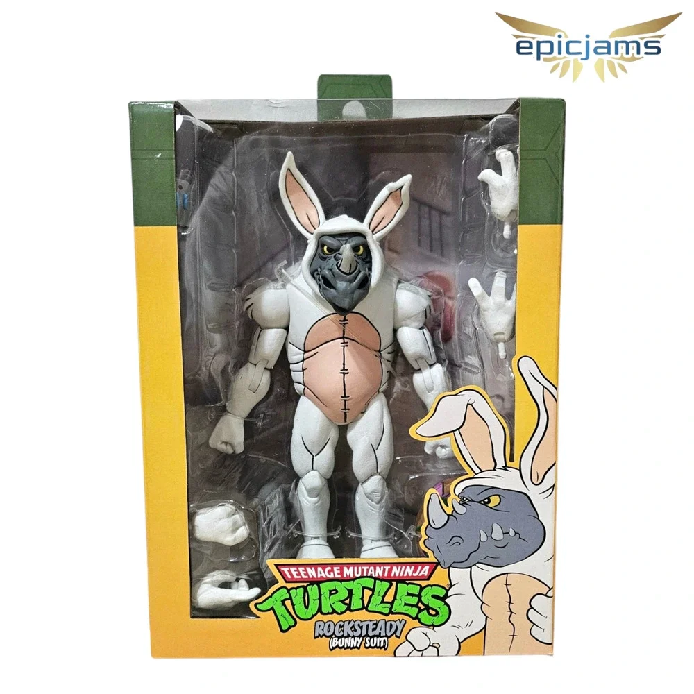 NECA Loot Crate TMNT Bunny Suit Bebop & Rocksteady Action Figures New